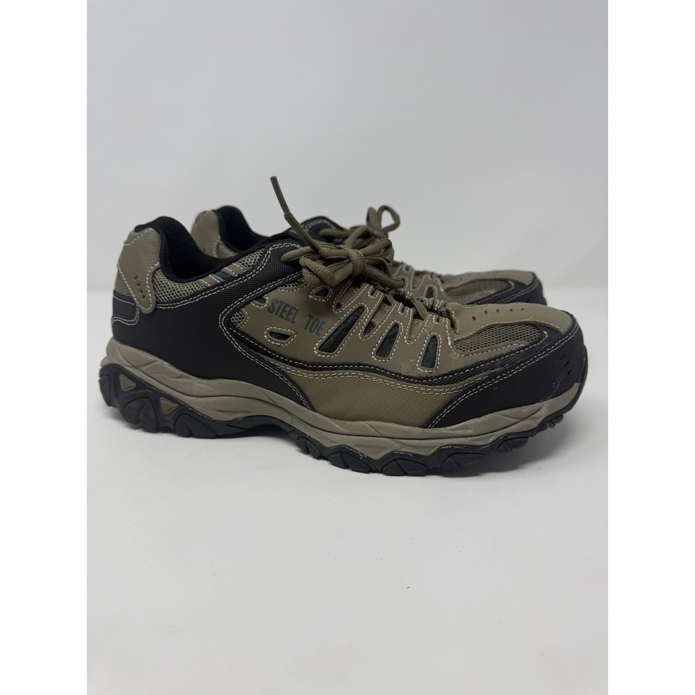 Skechers Men's Cankton Steel Toe Work Shoes Size 9.5